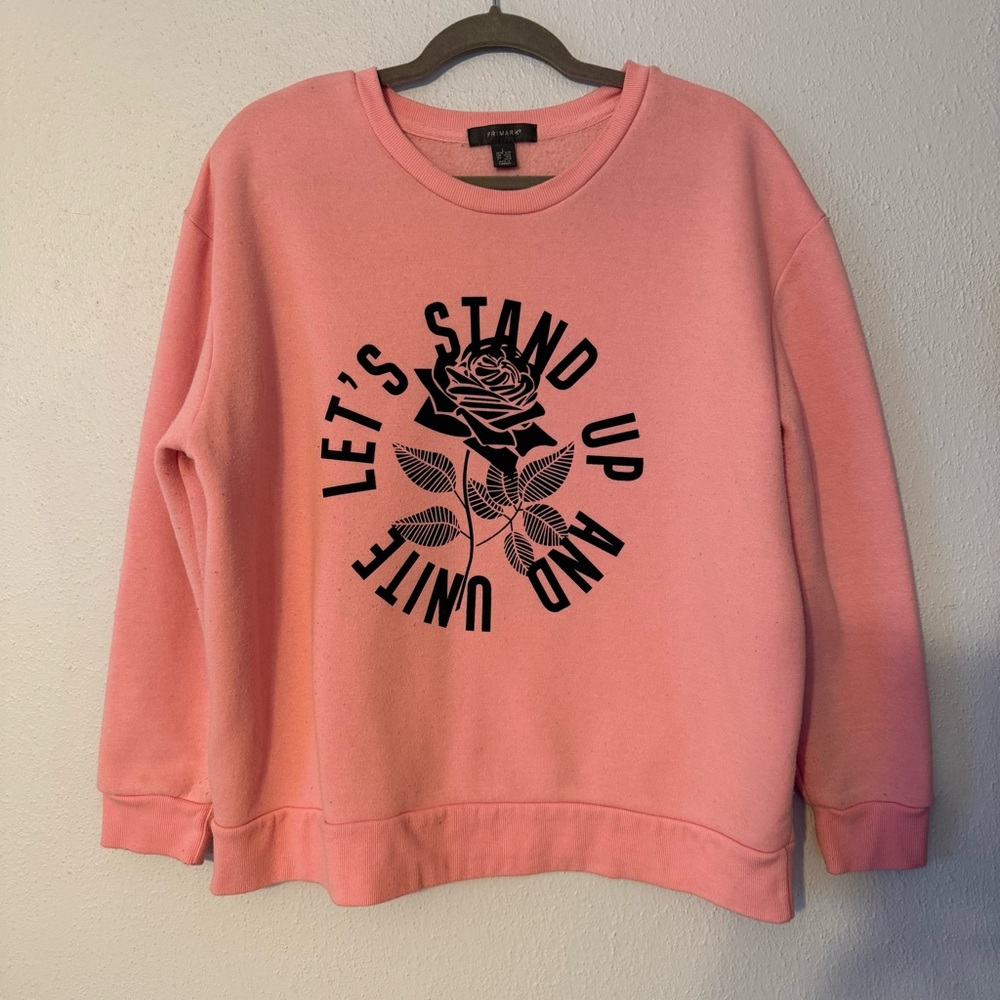 Bubblegum Pink Unite Graphic Sweatshirt